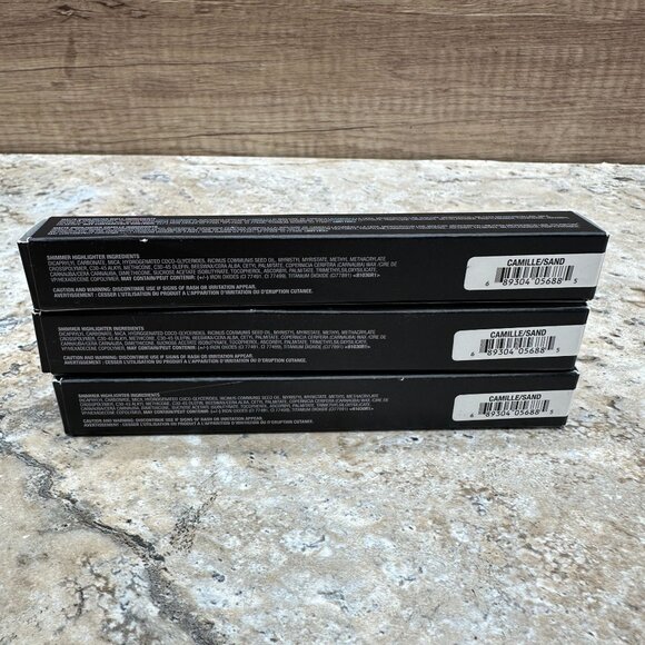 Lot Of 3 Anastasia Beverly Hills Shell/lace Highlighting Duo Pencil Camille/Sand - Picture 3 of 11